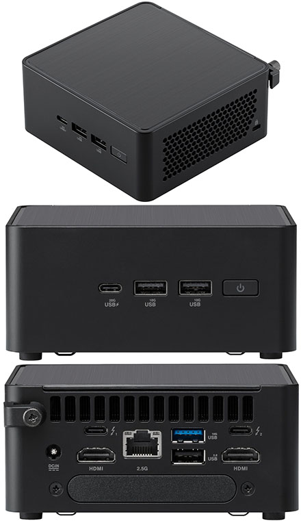 ASUS NUC14RVHu7 (Intel Core Ultra 7, 22 Threats, up to 4,8GHz, 2x HDMI, 2x Thunderbolt 4)