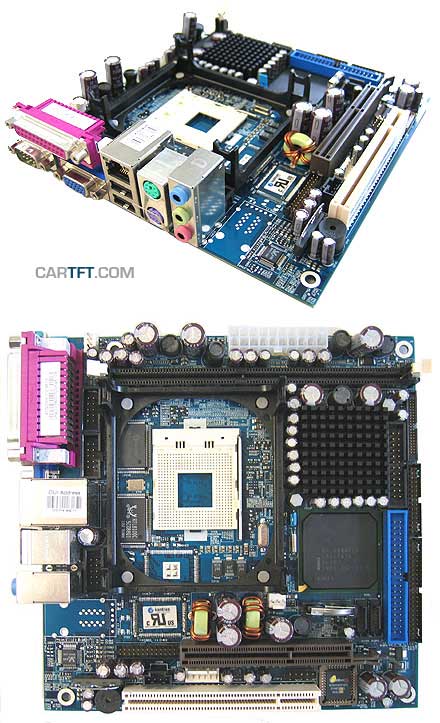 KONTRON 886LCD-M/mITX (for Pentium-M/Celeron-M) [without CF-slot]